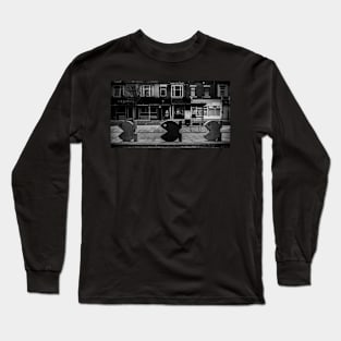 Urban Pavement Art Long Sleeve T-Shirt